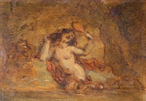 Eine Meerjungfrau, ca. 1772-1845 von Robert Smirke