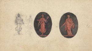Allegorische Entwürfe für Medaillen von Robert Smirke