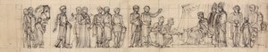 Studie von Rittern, die dem König huldigen von Robert Smirke