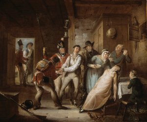 Der Deserteur verhaftet