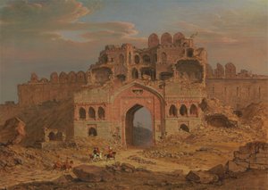 Im Haupteingang des Purana Qila, Delhi