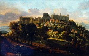 Schloss Windsor, ca. 1670 von Robert Streater or Streeter