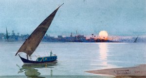 Östlicher See, Ägypten von Robert Talbot Kelly