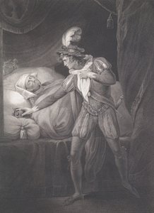Der Palast von Westminster: König Heinrich und der Prinz von Wales, erstmals veröffentlicht 1795, neu aufgelegt 1852