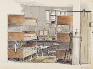 Das Pferdebox des Künstlers, 2.5., 1915