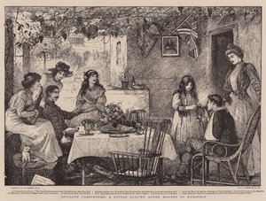 Verwöhnende Karabiniers, ein kleiner Luxus nach Monaten der Entbehrung von Robert Walker Macbeth