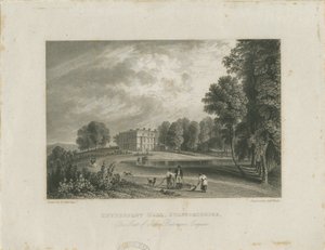 Biddulph - Knypersley Hall [neu]: Stahlstich, undatiert [?19. Jh.]