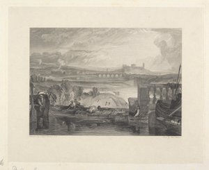 Lancaster von der Aquäduktbrücke von Robert Wallis