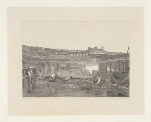Lancaster von der Aquäduktbrücke von Robert Wallis