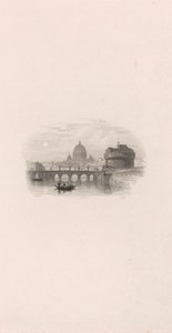 Rom, Engelsburg (Vignette) von Robert Wallis
