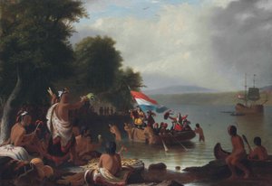 Landung von Henry Hudson von Robert Walter Weir