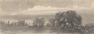 Landschaft - Bäume von Robert Walter Weir