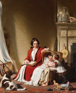 Mrs. Bradford Ripley Alden und ihre Kinder von Robert Walter Weir