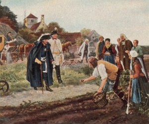 Wiederaufbauarbeiten nach dem Siebenjährigen Krieg, "Der König überall" von Robert Warthmuller Muller