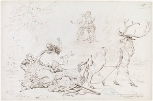 Väinämöinen und die Jungfrau von Pohjola von Robert Wilhelm Ekman