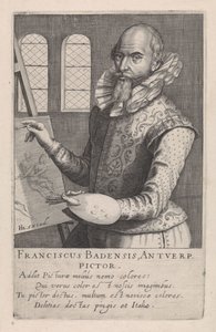 Porträt von Frans Badens von Robert Willemsz de Baudous