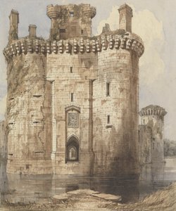 Eingangstor und Flankentürme von Caerlaverock Castle