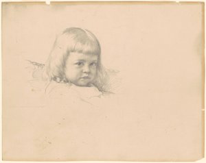 Studie für "Porträt von Esther Haydin"