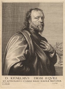 Sir Kenelm Digby von Robert van Voerst after Sir Anthony