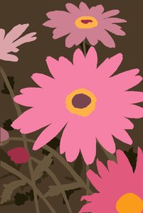 Gemalte Gänseblümchen von Roberta Murray