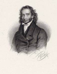 Porträt von Niccolò Paganini von Roberto Focosi
