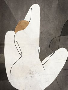 Minimalistische weibliche Form