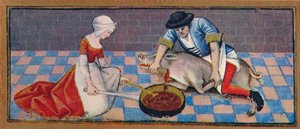 November - Schweineschlachtung