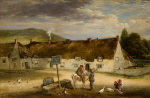 Die Drei Halbmonde, Rothbury, 1887 von Robinson Elliott