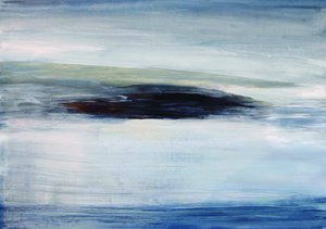 Abstrakter Blauer Horizont