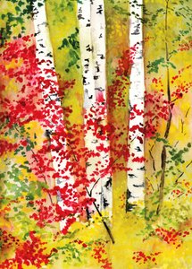 Lebendige Herbstbirken von RodMacIver