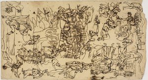 Biblische Szenen von Rodolphe Bresdin