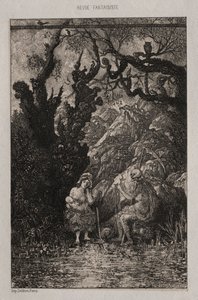 Der Tod und die junge Mutter, 1861