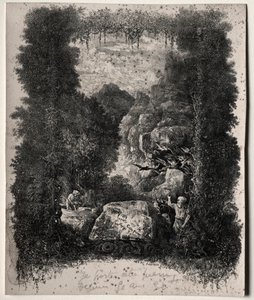 Erstes Frontispiz für Fabeln und Märchen von Thierry-Faletans, 1868