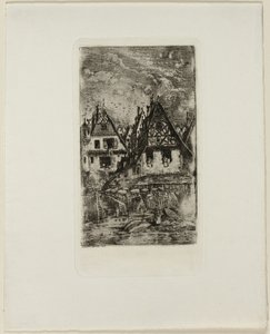 Marktplatz mit Sonnenschirmen