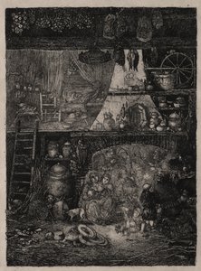 Bauerninterieur in der Haute-Garonne