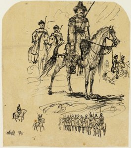 Russische Kavallerie von Rodolphe Bresdin