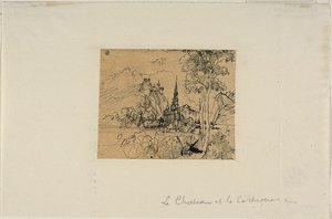 Das Schloss und die Kathedrale von Rodolphe Bresdin