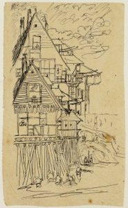 Am Rand der Küste von Rodolphe Bresdin