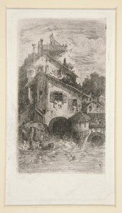 Die Mühle von Rodolphe Bresdin