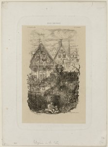 Die Nachbarschaft, aus Revue Fantaisiste von Rodolphe Bresdin