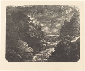 Der Bach in der Schlucht