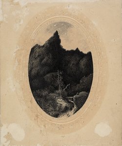 Der Reisende in den Bergen von Rodolphe Bresdin