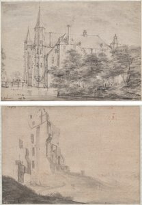 Schloss Zuylen bei Utrecht (recto) von Roelant Roghman