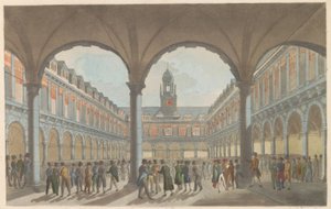 Börse in Amsterdam, ca. 1825