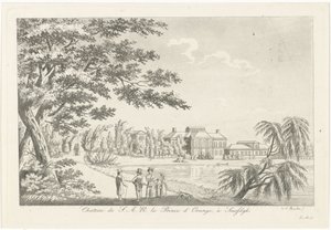 Ansicht des Palastes Soestdijk von Roelof van der Meulen
