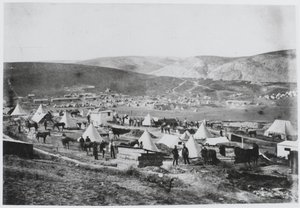 Lager der 4. (The Queen’s Own Light) Dragoner von Roger Fenton