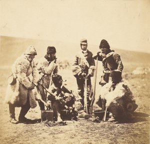 Kapitän Pechell & Männer des 77. Regiments - Winterkleidung