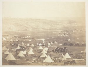 Kavallerielager, Blick auf Kadikoi von Roger Fenton