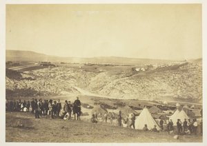Lager der Pferdeartillerie von Roger Fenton