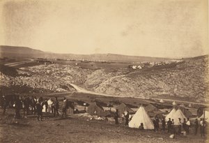 Lager der Pferdeartillerie von Roger Fenton